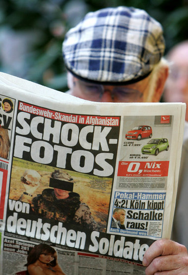 Krieg ist pervers – Das Boulevardblatt Bild verbreitete im verga... Krieg ist pervers – Das Boulevardblatt Bild verbreitete im verga...