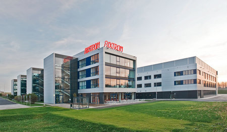 Konzernzentrale der Aixtron SE in Herzogenrath (Nordrhein-Westfa...