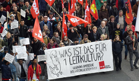 Demonstration gegen das »Integrationsgesetz« am 22. Oktober 2016...