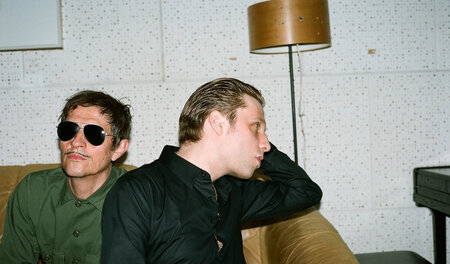 Woran denken Chris Imler (l.) und Jens Friebe (r.)? Jedenfalls n...
