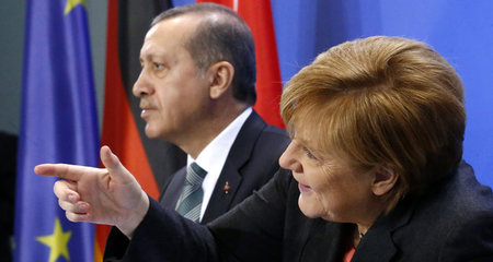 Recep Tayyip Erdogan und Angela Merkel 2014 in Berlin