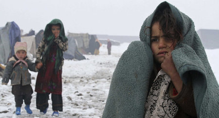 1,2 Millionen Binnenflüchtlinge bevölkern Slums und Lager in Afg...