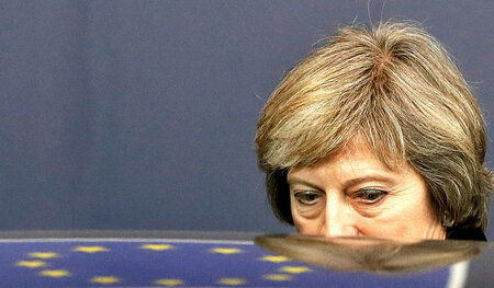 Raus aus der EU: Premierministerin Theresa May tritt zunehmend a...