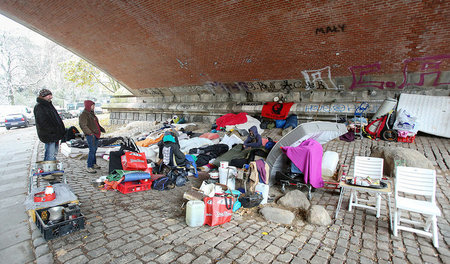 Überleben bei Temperaturen um den Gefrierpunkt: Obdachlose unter...