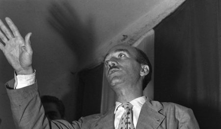 Unter Mussolini Henker und Rassenideologe, später Chef des MSI: ...