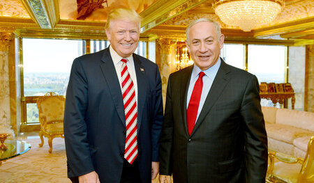 Bald ziemlich beste Freunde: Der kommende US-Präsident Donald Tr...