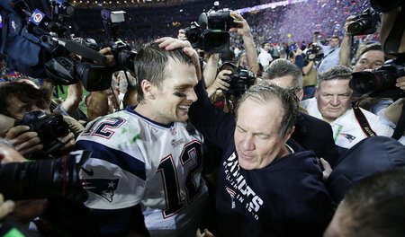 Trumpisten, »unpolitisch«: Brady und Belichick nach einem Sieg i...