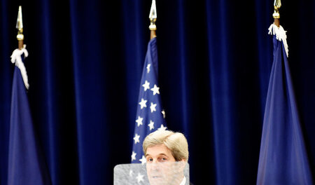 Kam nicht bei allen gut an: US-Außenminister John Kerry rief am ...