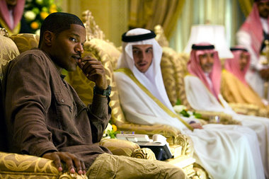 Coolness-Experte Jamie Foxx beim Coolsein in Riad