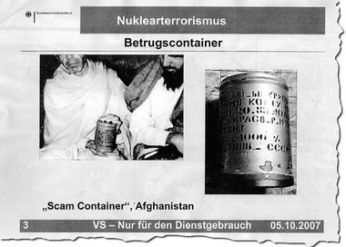 »Knallharte Beweise« des BND: Zwei Männer mit Dose, natürlich mi...