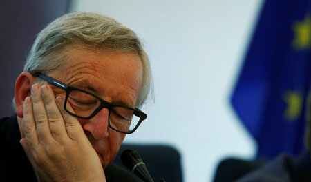 Bitte nicht stören. Jean-Claude Juncker will weiter Geschäfte ma...