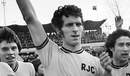 Dick Nanninga nach dem 1:0 seines Roda JC gegen Feyenoord im Jan...
