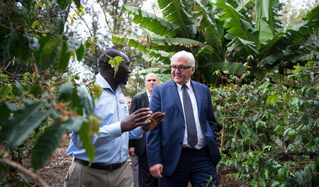 Bundesaußenminister Frank-Walter Steinmeier besucht am 22. Novem...