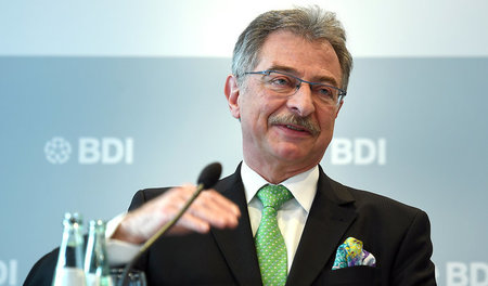 BDI-Präsident Dieter Kempf sprach der deutschen Wirtschaft am Di...