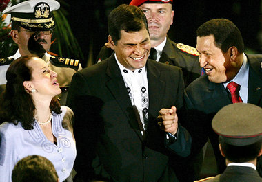 Am Donnerstag in Caracas: Ecuadors Außenministerin Maria Fernand...