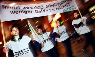 GDL-Demonstration auf dem Stuttgarter Hauptbahnhof am Freitag