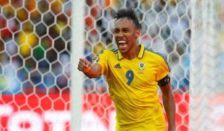 Lange lief es sehr gut: Aubameyang nach der Führung Lange lief es sehr gut: Aubameyang nach der Führung