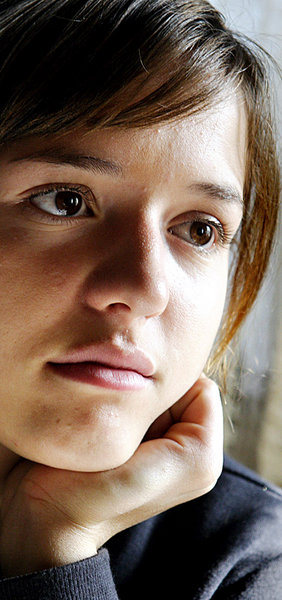 Im Blickpunkt des Medieninteresses: Arigona Zogaj