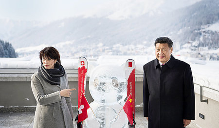 Eispanda mit Staatschefs der Schweiz und Chinas: Bundespräsident...