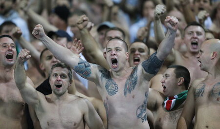 »Jude, Jude, BVB«. Auch Fans von Legia Warschau (hier 2014) habe...