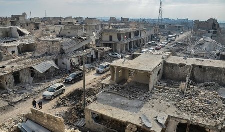 Die Ruinen im Ostteil Aleppos zeugen von den schweren Kämpfen um...