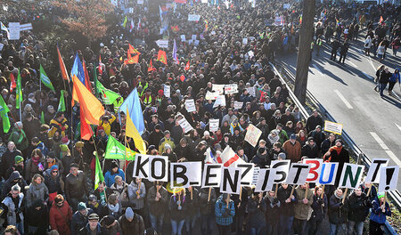 Demonstration gegen Rechten-Treffen am 21. Januar 2017