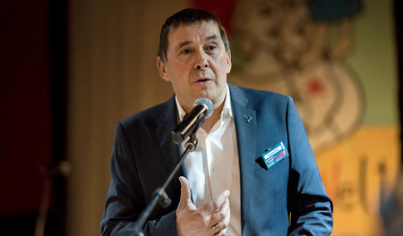 Der Generalsekretär der baskischen Linkspartei Sortu, Arnaldo Ot...