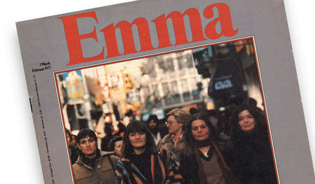 Trotz noch ausbaufähigen Layouts: Die erste Ausgabe der Emma, er...