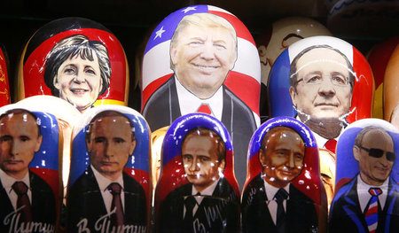 Alles Matroschka: US-Präsident Donald Trump, andere westliche Po...