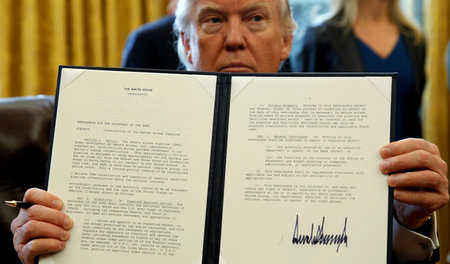Plattes Spekulieren auf die Plattheit der Massen (US-Präsident D...