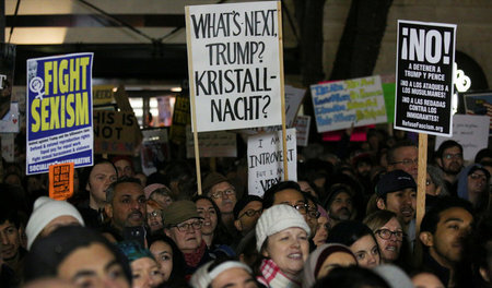 Was kommt als nächstes? Tausende gingen am Wochenende in Seattle...