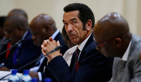 Der Präsident von Botswana, Ian Khama (11. November 2016) Der Präsident von Botswana, Ian Khama (11. November 2016)