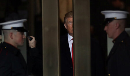 US-Präsident Donald Trump am 20. Januar, dem Tag seiner Amtseinf... US-Präsident Donald Trump am 20. Januar, dem Tag seiner Amtseinf...