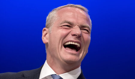 Wer Lacht zuletzt? Der Chef der Deutschen Börse, Carsten Kengete... Wer Lacht zuletzt? Der Chef der Deutschen Börse, Carsten Kengete...