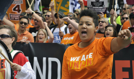 »We are Union« – »Wir sind die Gewerkschaft«. Ein landesweiter A... »We are Union« – »Wir sind die Gewerkschaft«. Ein landesweiter A...