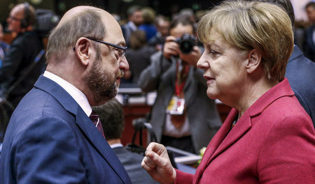 Martin Schulz (l.) und die »sozialdemokratische« Vorsitzende der...
