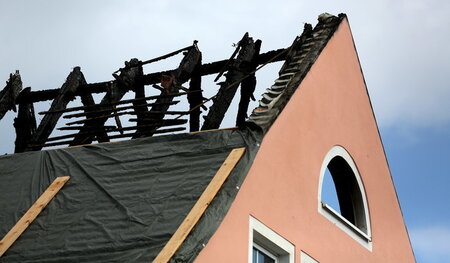 Früheres Hotel in Bautzen, in das Flüchtlinge einziehen sollten,... Früheres Hotel in Bautzen, in das Flüchtlinge einziehen sollten,...