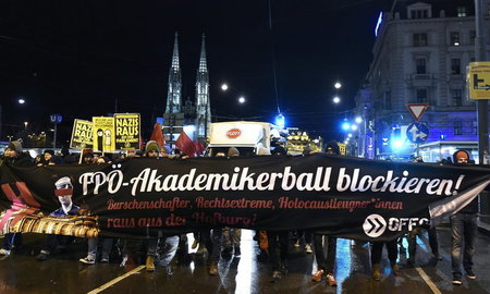 Alle Jahre wieder: Proteste gegen den rechten »Akademikerball« i... Alle Jahre wieder: Proteste gegen den rechten »Akademikerball« i...