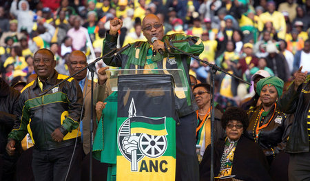 Die Führung weiß von nichts: Südafrikas Präsident und ANC-Chef J...