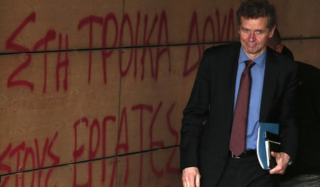 IWF-Direktor Poul Thomsen zur Überwachung in Athen (28. Februar ...