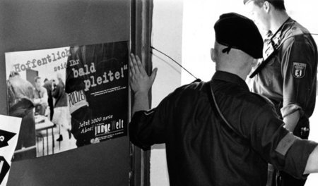 Durchsuchung in den Räumen der jW-Redak­tion am 11. Juni 1996