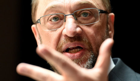 Vor allem heiße Luft: Martin Schulz (SPD) will sich auf keine Ko...