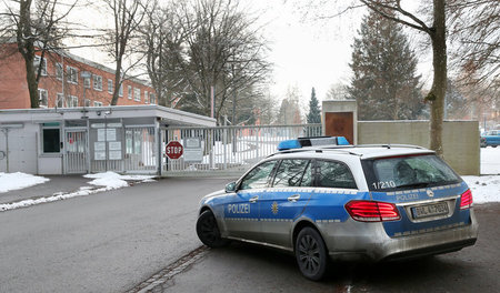 Die Staufer-Kaserne der Bundeswehr in Pfullendorf am 28. Januar