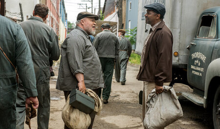 Der Star und ein Kumpel: Jim (Stephen McKinley) und Troy (Denzel...