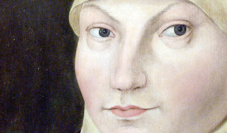 Katharina von Bora (Ausschnitt aus einem Gemälde von Lucas Crana...