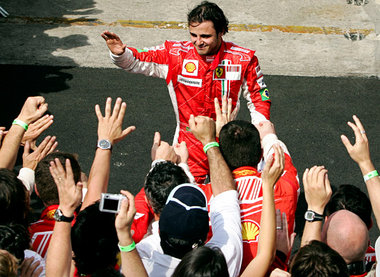 Darf für Ferrari mitjubeln: Felipe Massa (WM-Vierter mit 94 Punk...