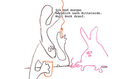 So minimal der zeichnerische Aufwand ist, so vertrackt sind die ...