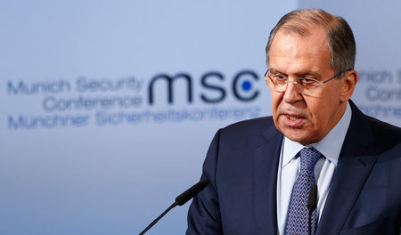 Der russische Chefdiplomat Sergej Lawrow betonte bei der »Sicher...