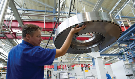 Blick in das Berliner Knorr-Bremse-Werk. Künftig will der Konzer...