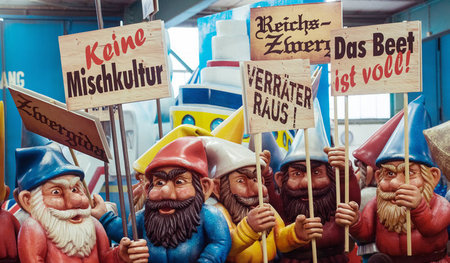 Veräppeln hilft nicht immer, aber manchmal: Der Karnevalswagen »...